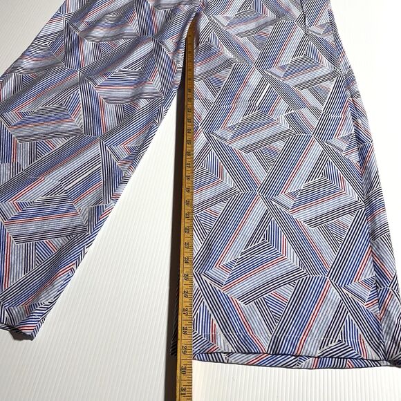 Skies Are Blue Jumpsuit Women’s L Large  Geometric Print Sleeveless Tie Belt NWT - Picture 14 of 14
